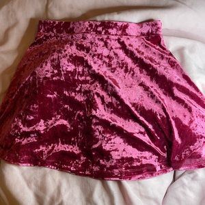 Velvet skirt size small